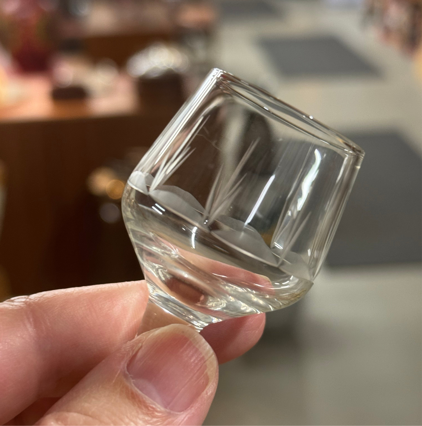 Alster snapsglas 6 stk - mundblæst håndslebet