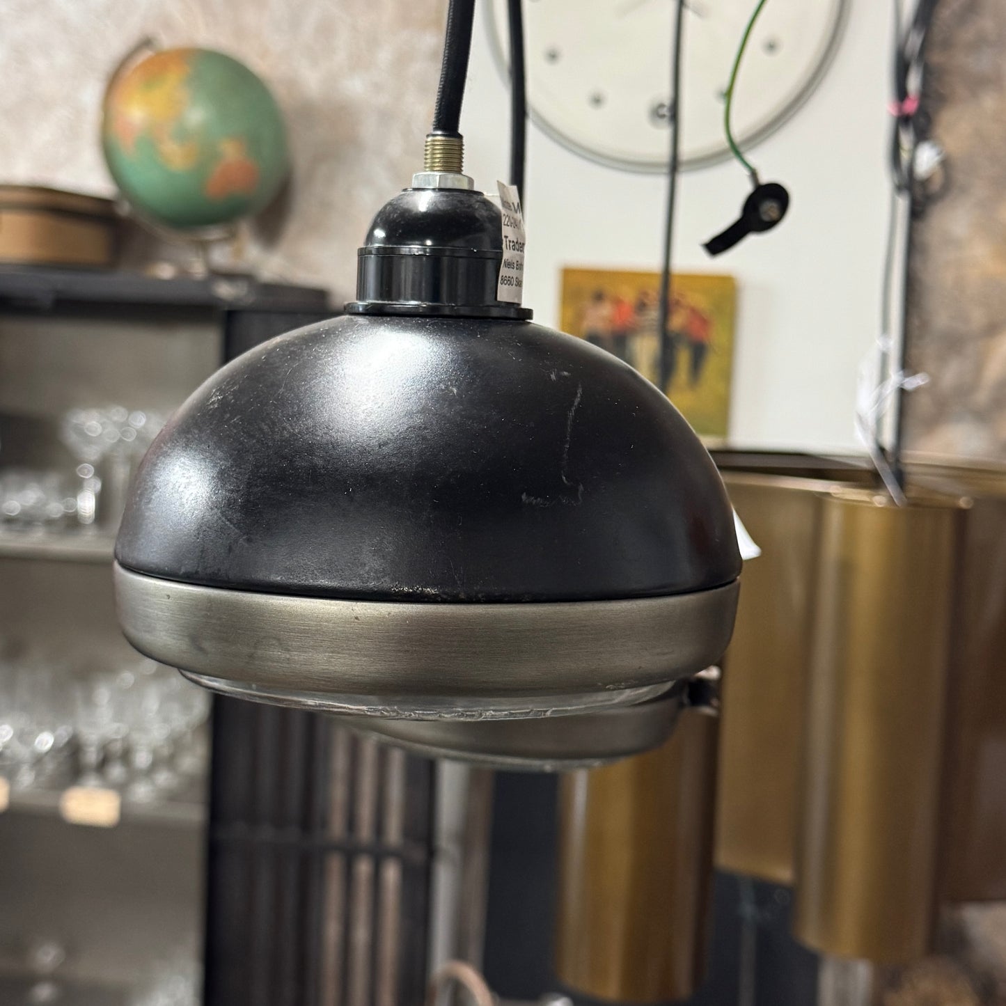 Traktor lygte lavet som lampe