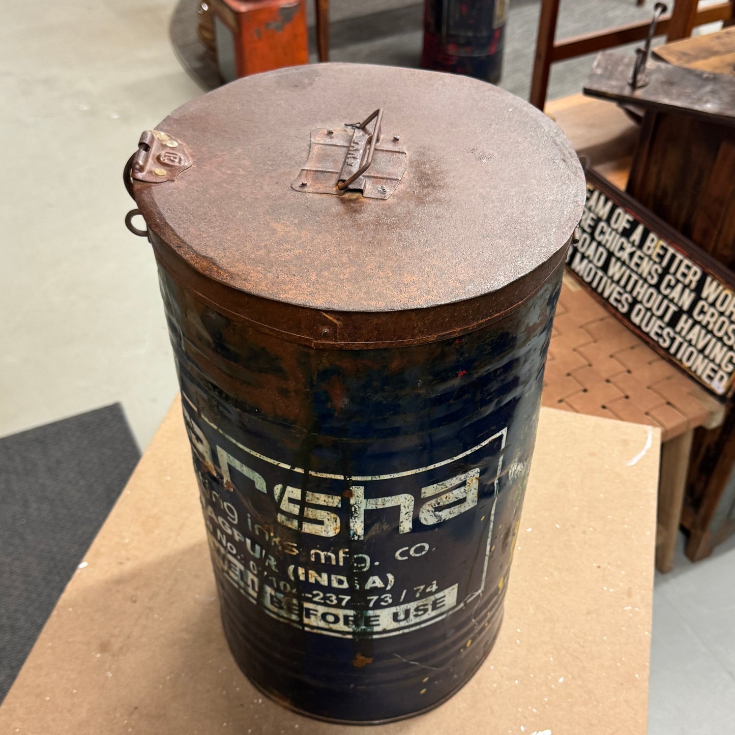 Rustik beholder (spand) upcycled