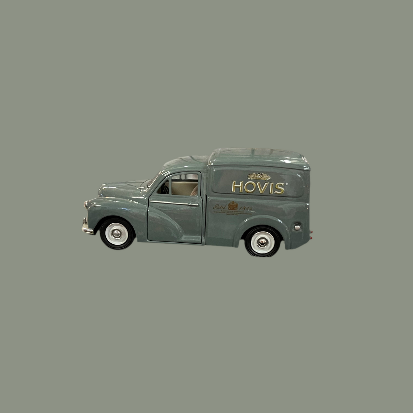 Grå Morris Minor model bil