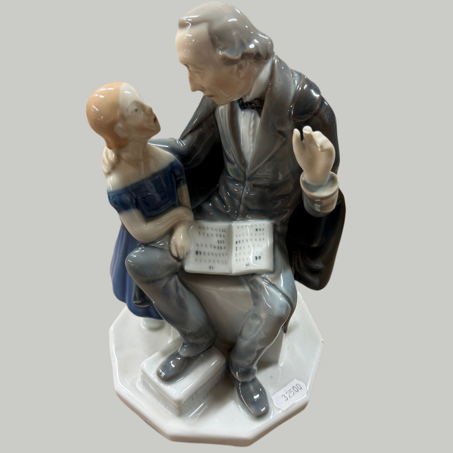 H.C Andersen porcelænsfigur med lille pige