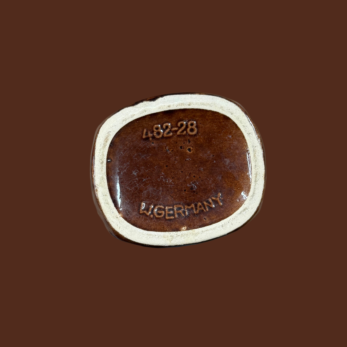 keramik brun vase