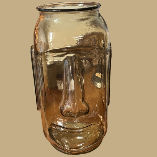 Mr Big ansigt glasvase