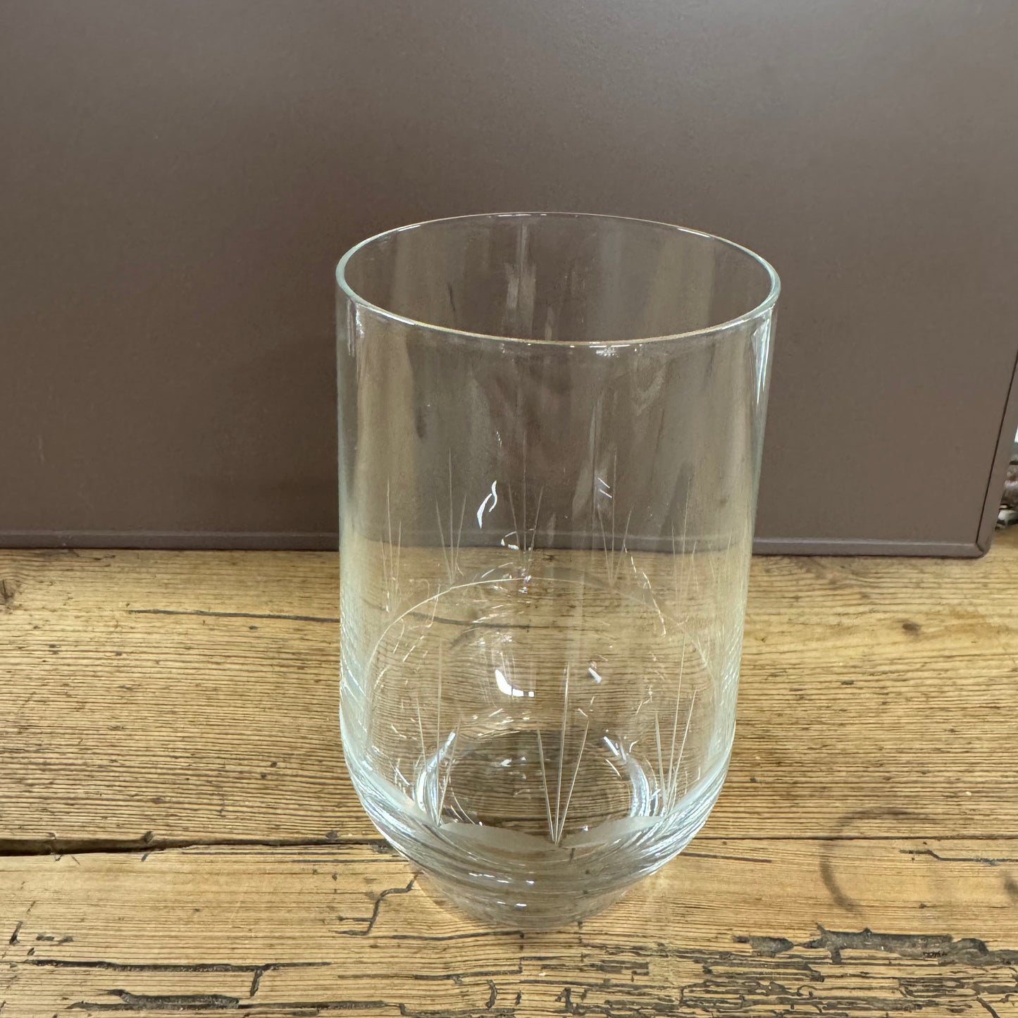 Alster vand / ølglas 6 stk - mundblæst håndslebet