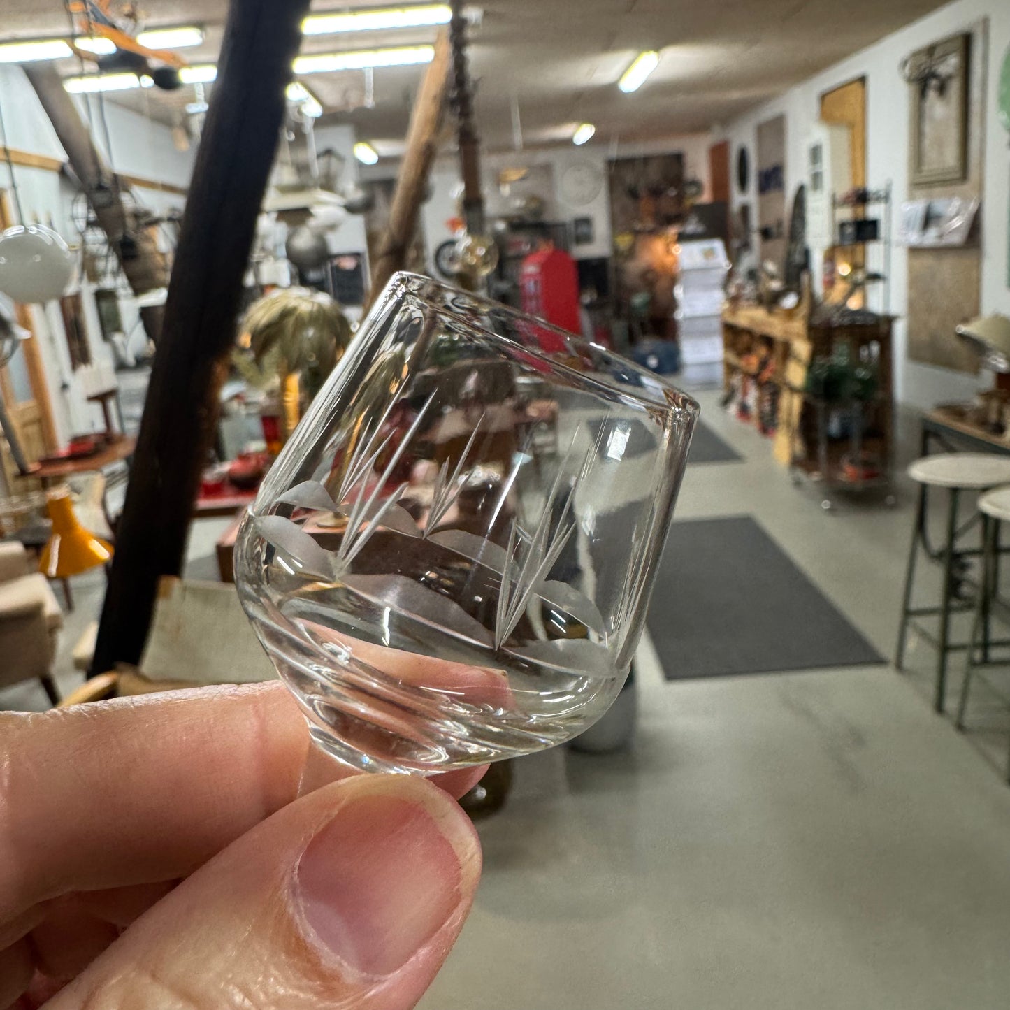 Alster lille snapseglas 10 stk - mundblæst håndslebet