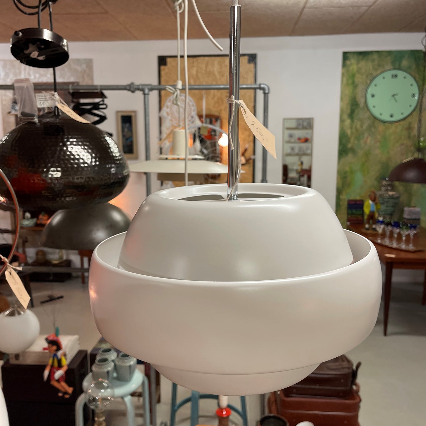 Klassiker køkken/entre lampe i hvid