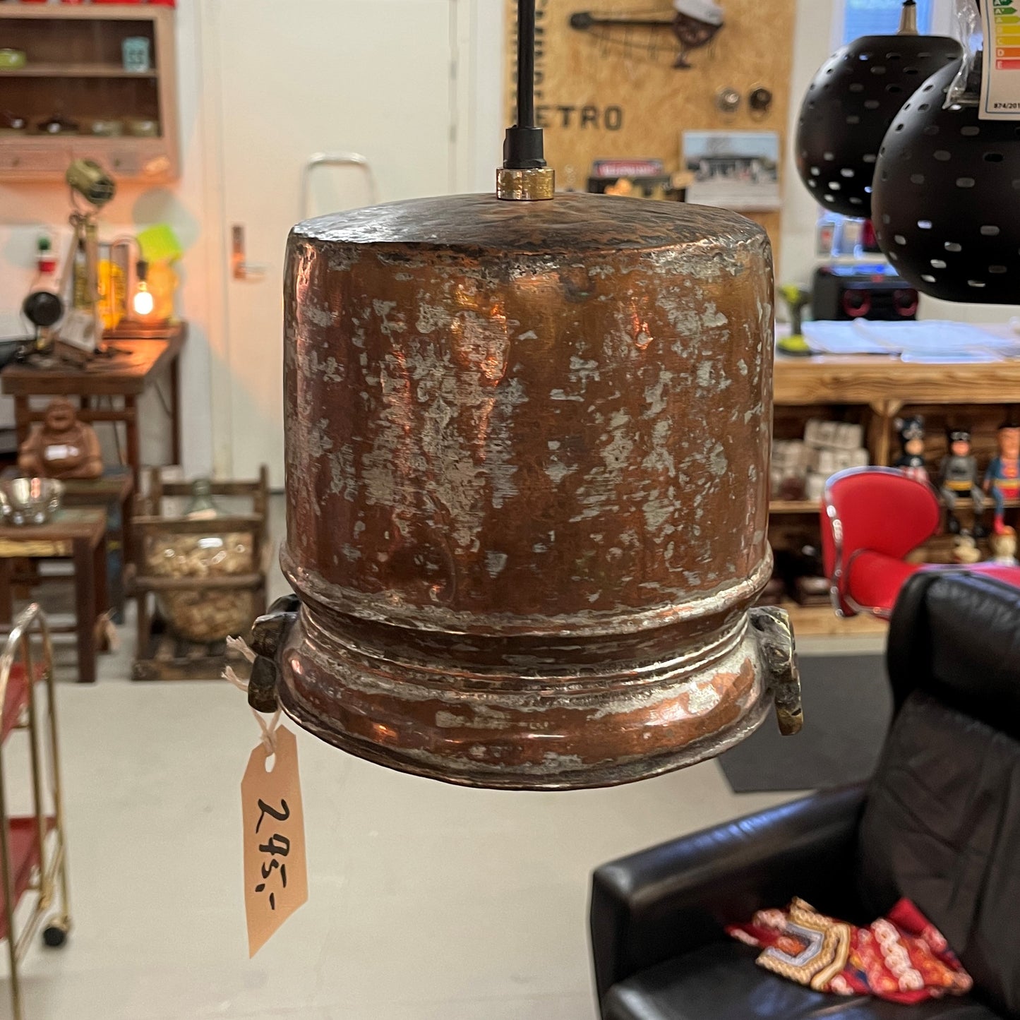 Fed anderledes loftlampe