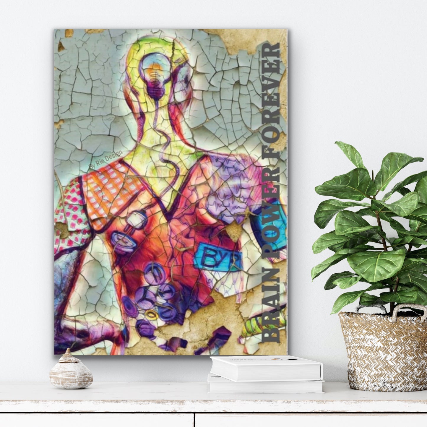 Poster “Brain Power” (Rustic)