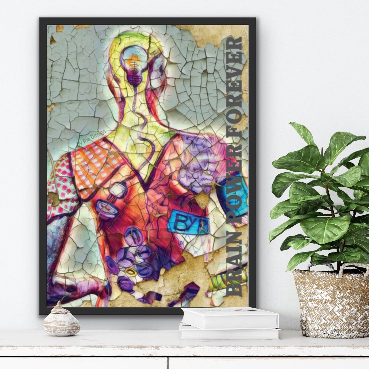 Poster “Brain Power” (Rustic)