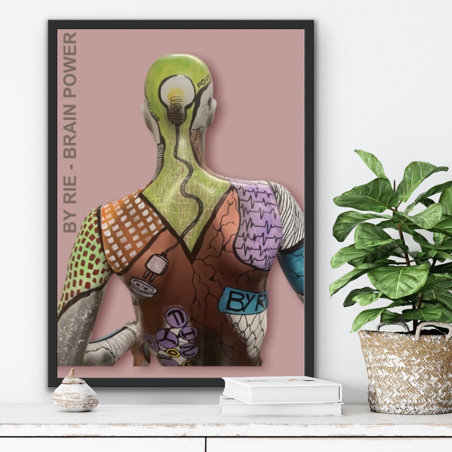 Poster “Brain Power (Pink)