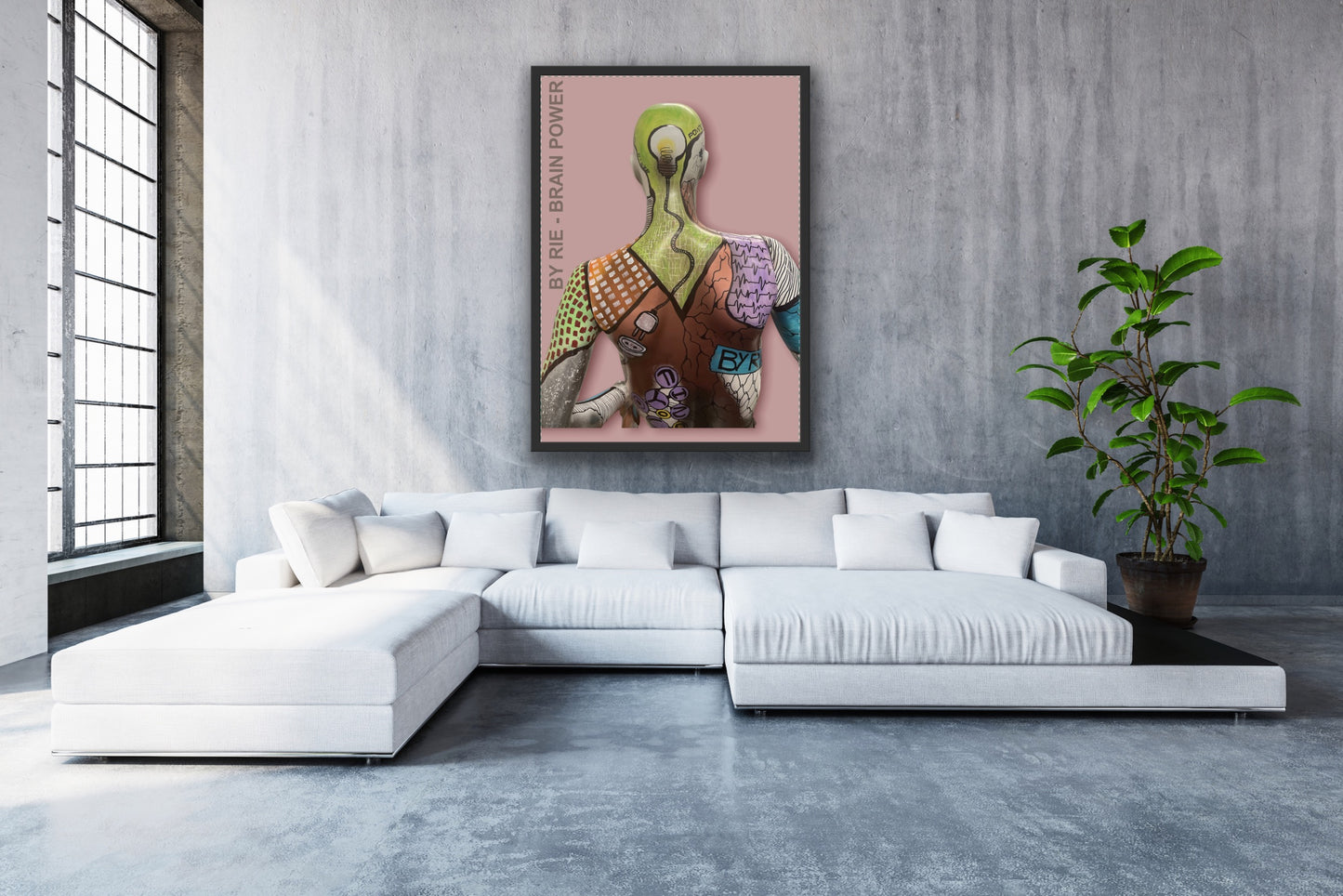 Poster “Brain Power (Pink)
