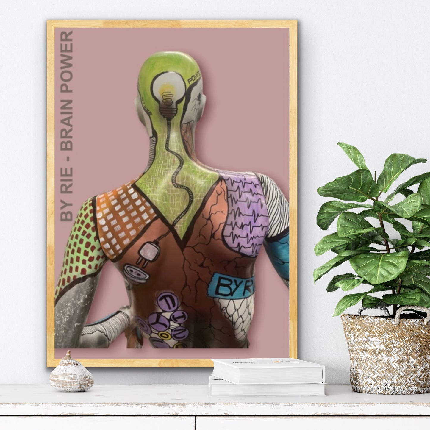 Poster “Brain Power (Pink)