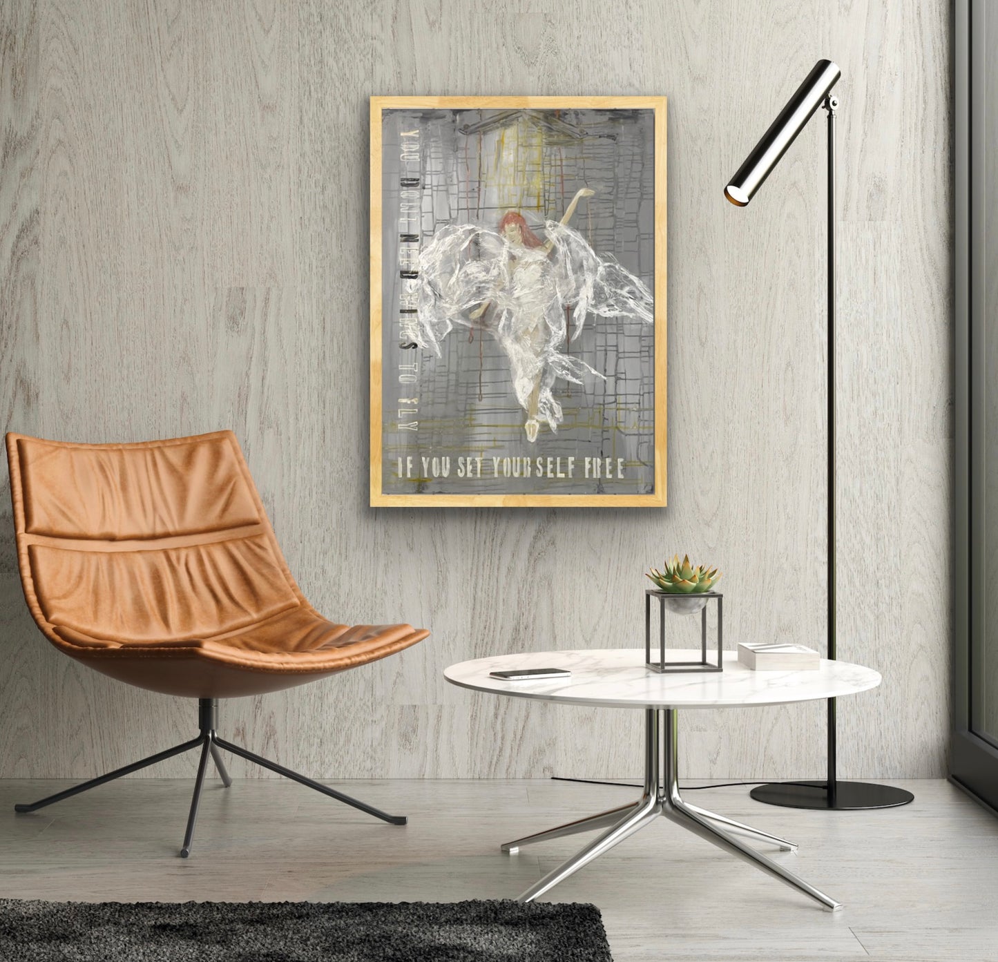 Poster “set your self free”