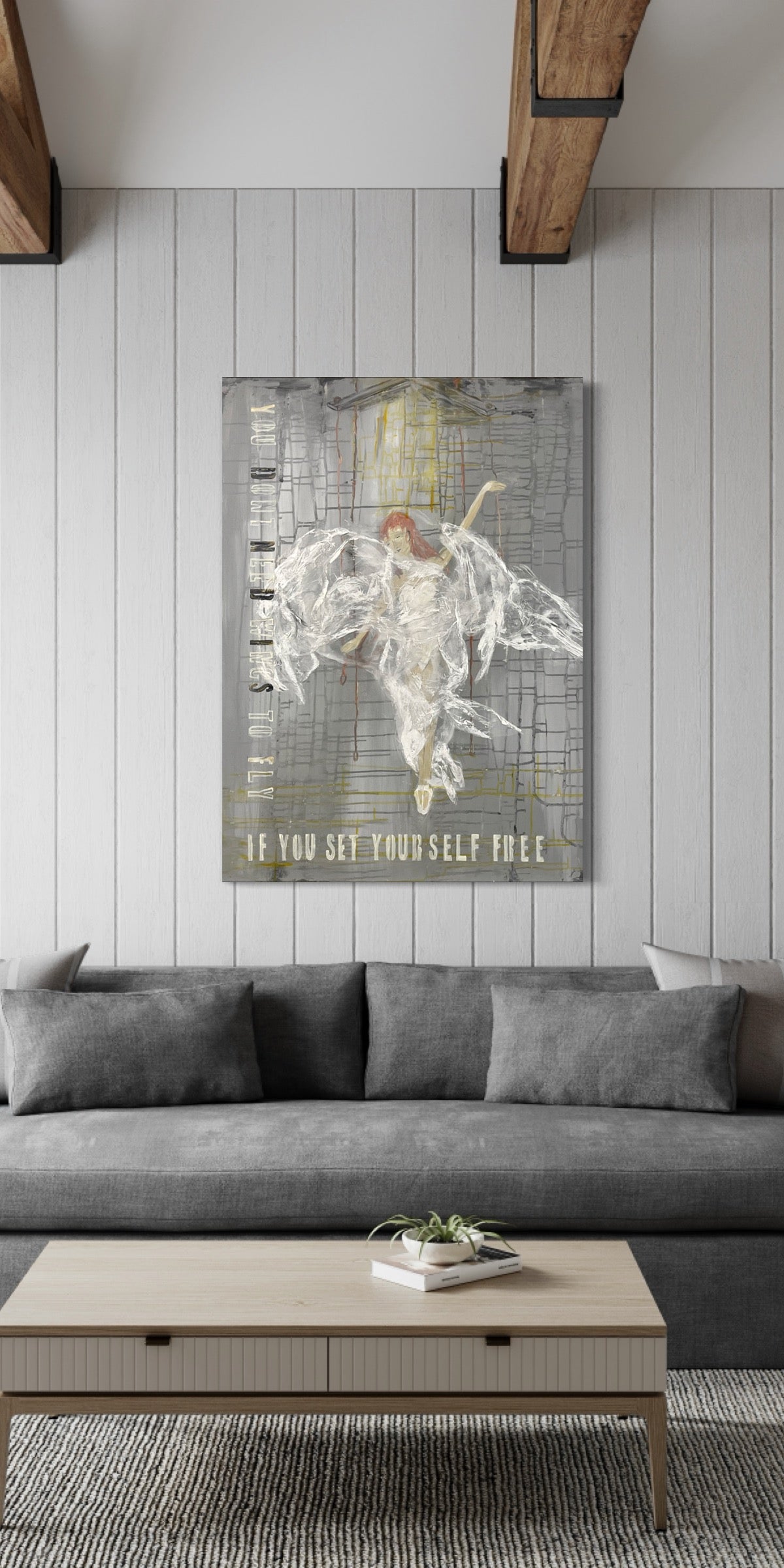 Maleri “Set your self free…” 100x150
