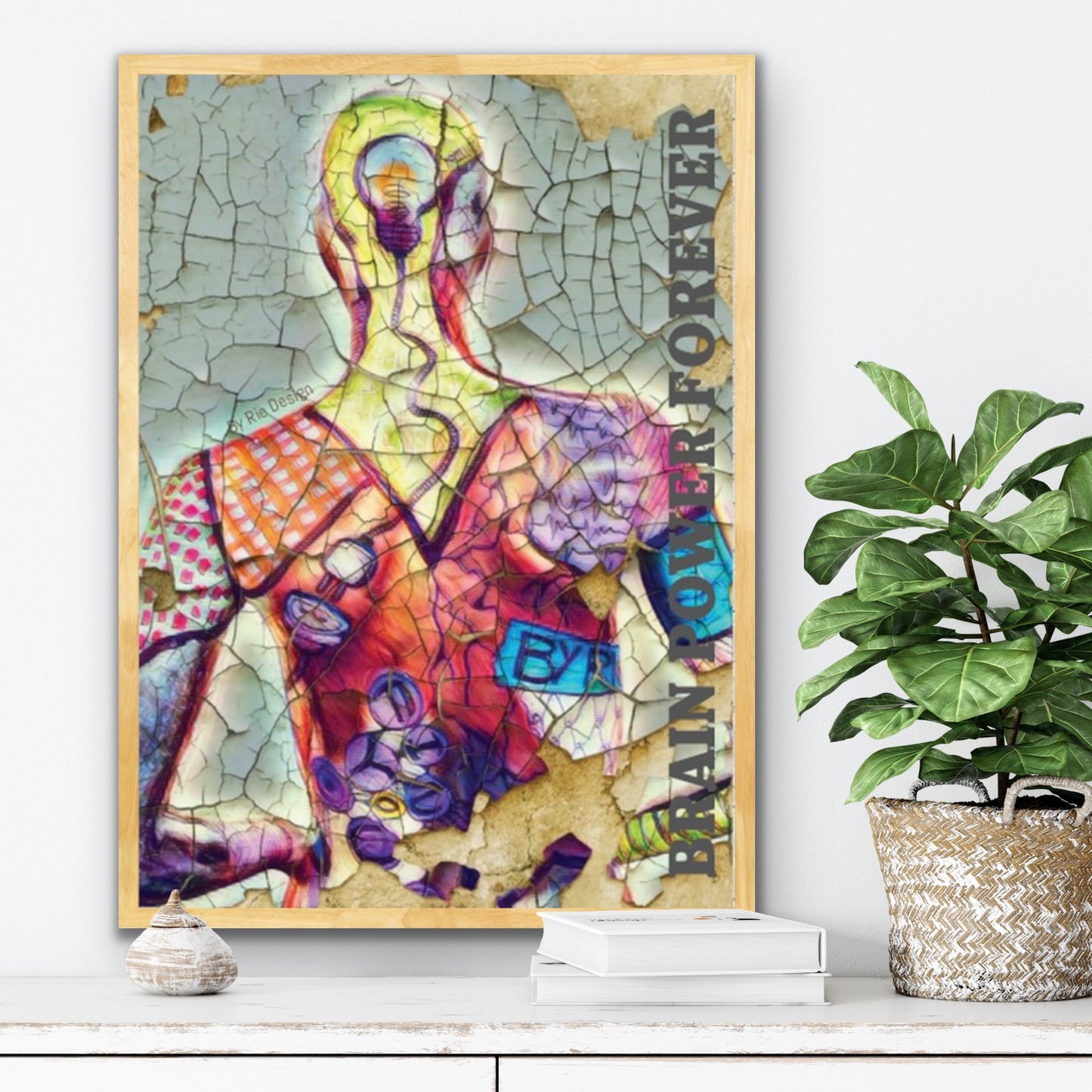 Poster “Brain Power” (Rustic)