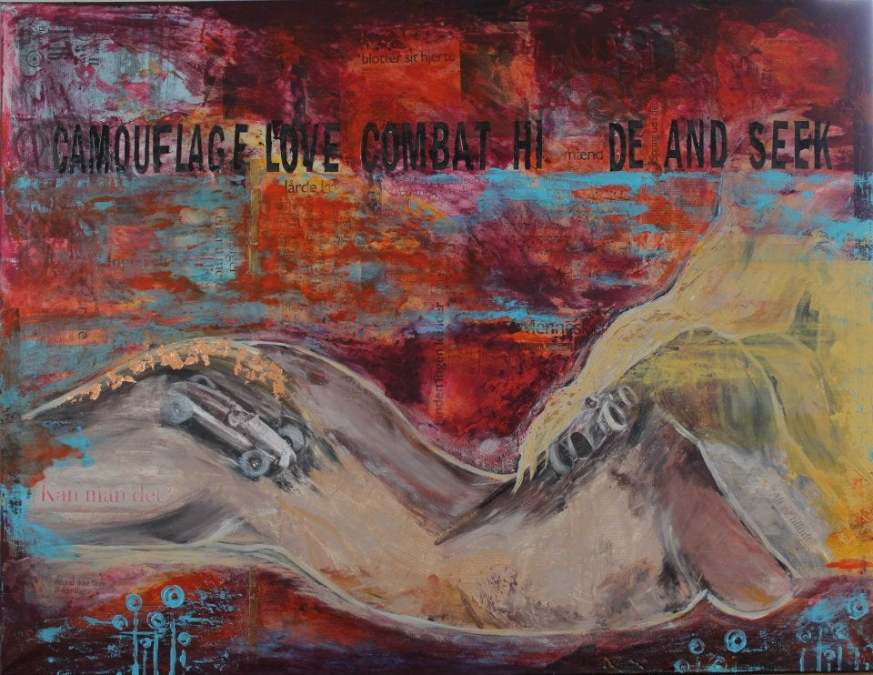 Maleri “Kan man det …” 100x150