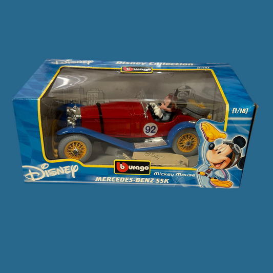 Disney modelbil i rød og blå