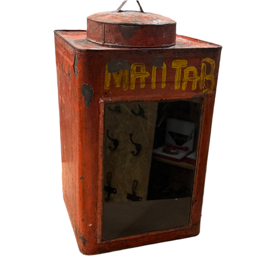 Rejekiks dåser i metal med glas