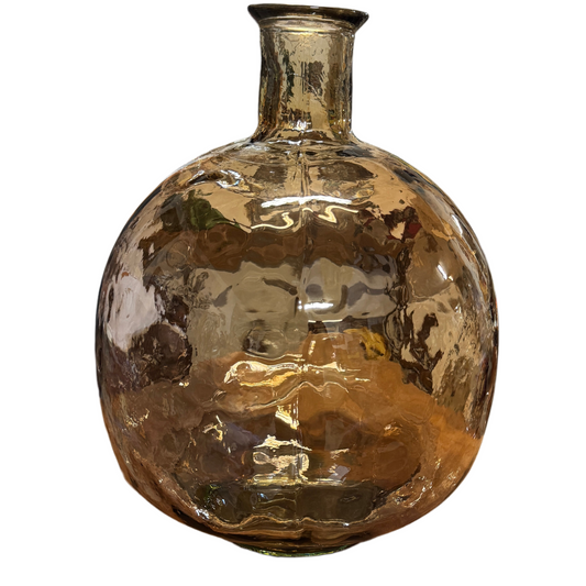 Glas vase røgfarvet