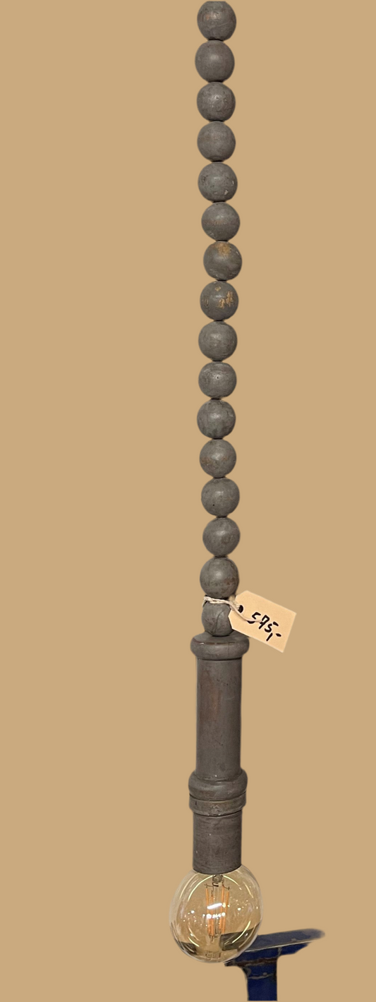 Træ kugle loftlampe