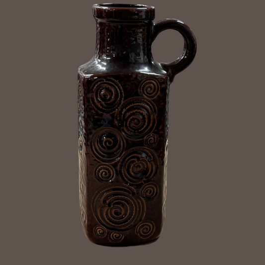 keramik brun vase