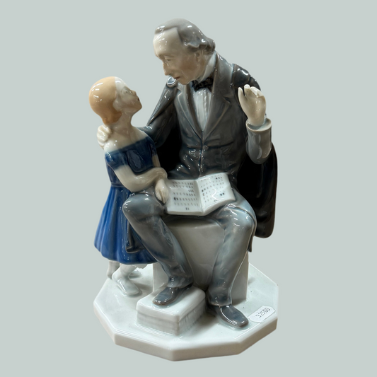 H.C Andersen porcelænsfigur med lille pige