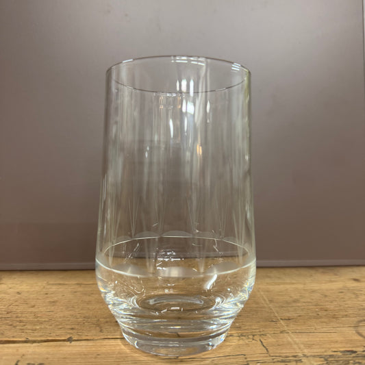 Alster vand / ølglas 6 stk - mundblæst håndslebet