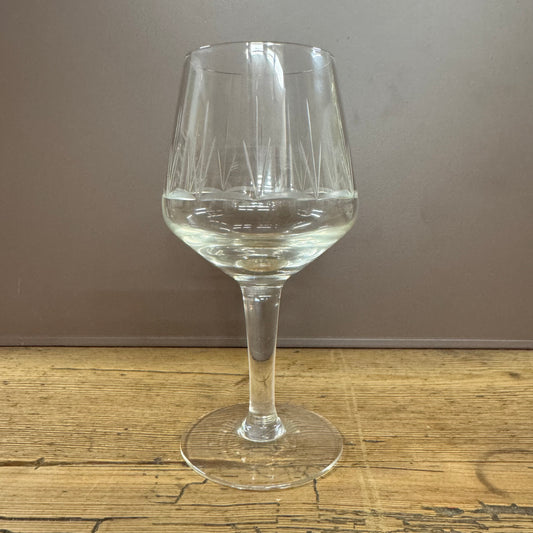 Alster rom / portvinsglas 4 stk - mundblæst håndslebet