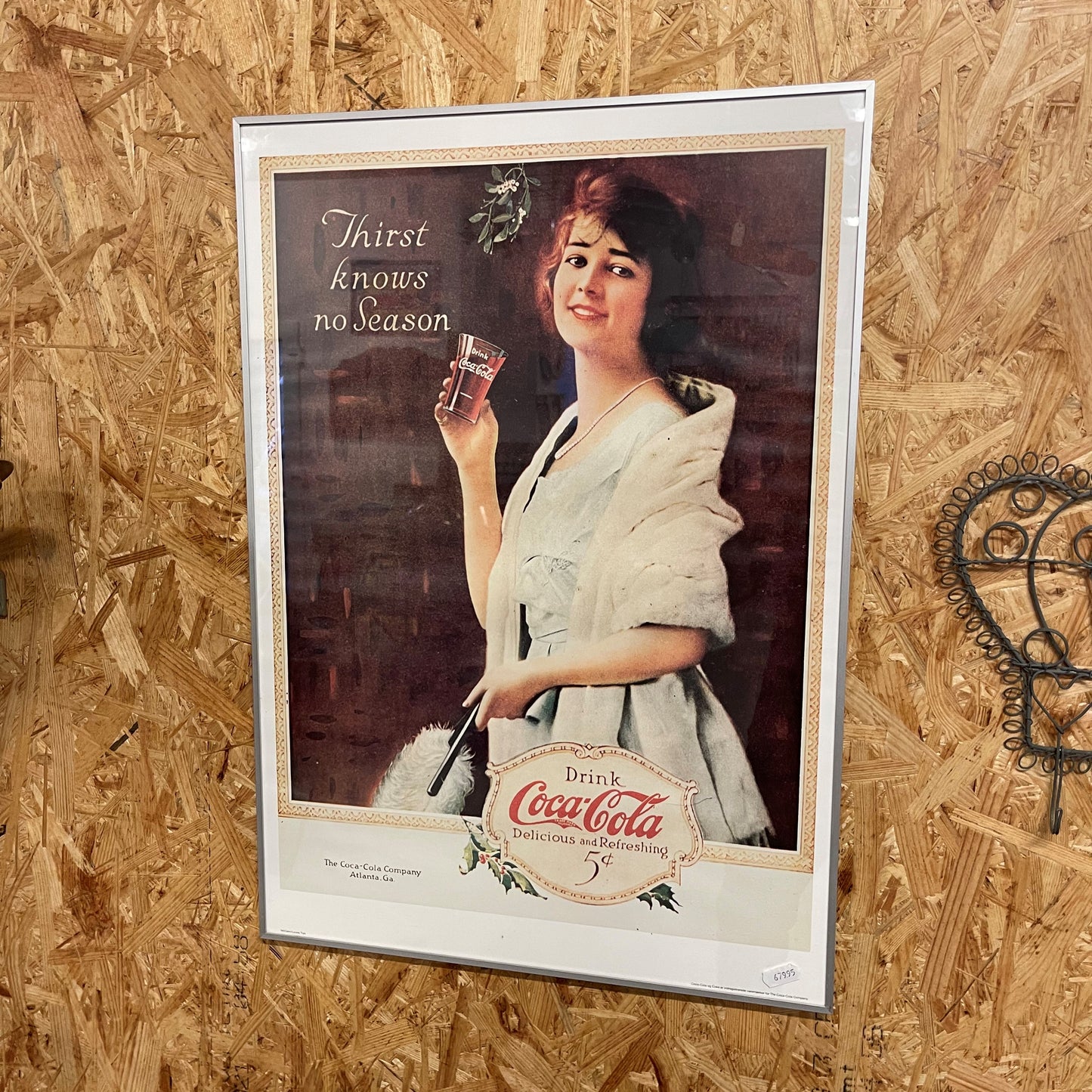Coca Cola i glas ramme