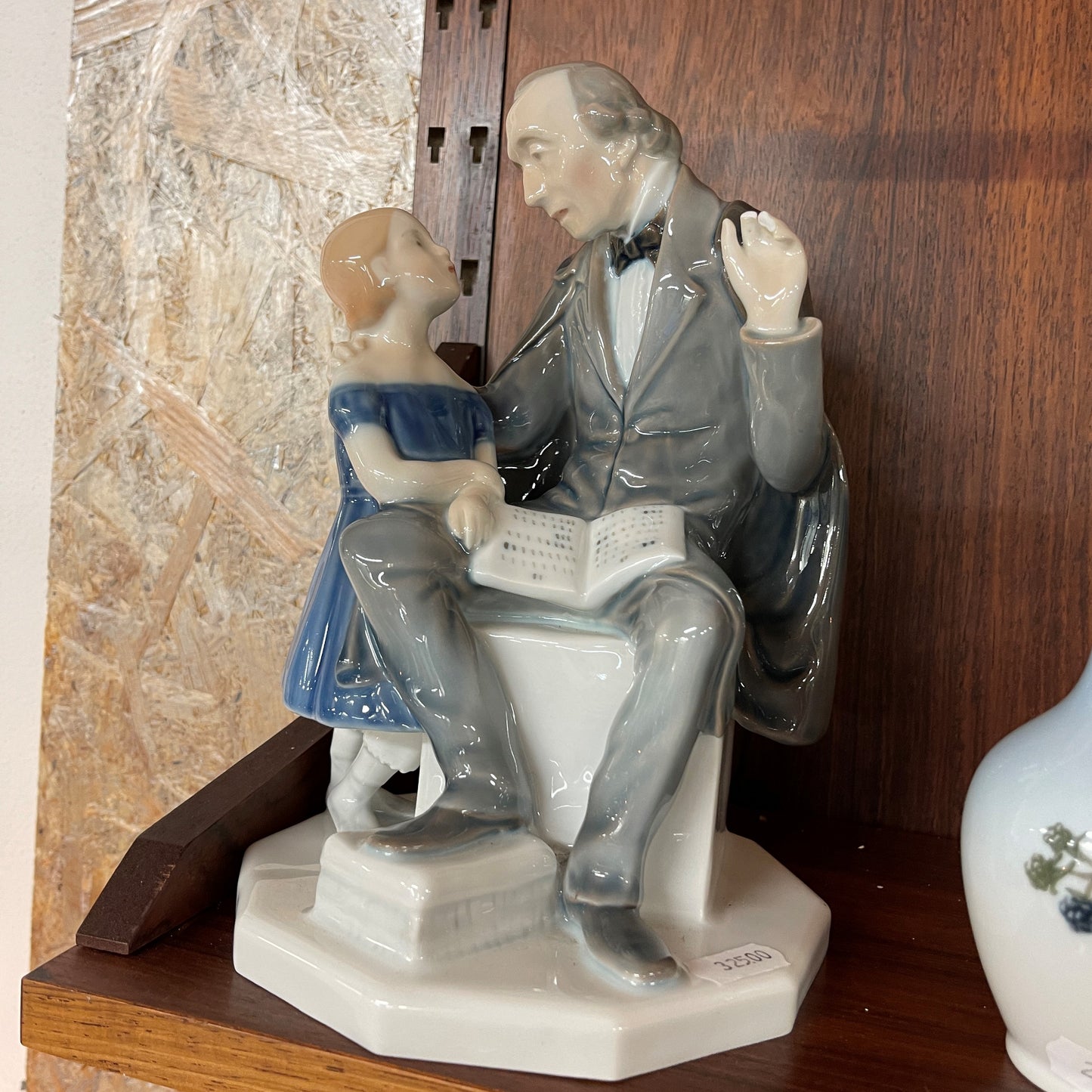 H.C Andersen porcelænsfigur med lille pige