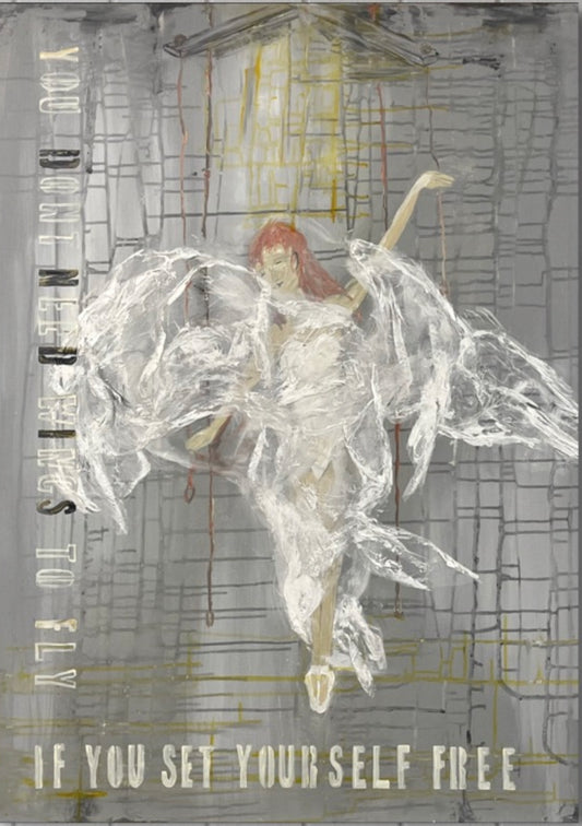 Maleri “Set your self free…” 100x150