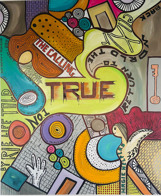 Unikt maleri Heros Journey