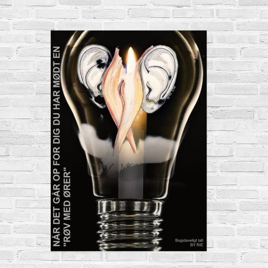 Poster “når du opdager du har mødt en “røv med ører”