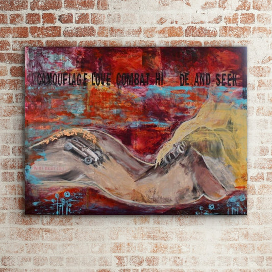 Maleri “Kan man det …” 100x150